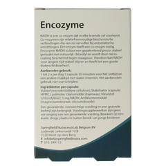 Springfield Encozyme NADH 5mg 30 Tabletten