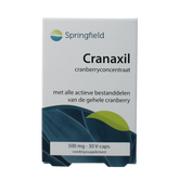 Springfield Cranaxil cranberry 500mg 30 Vegetarische capsules
