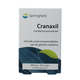 Springfield Cranaxil cranberry 500mg 30.00 Vegetarische capsules