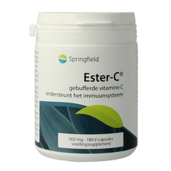 Springfield Ester-C gebufferde vitamine C 180 Vegetarische capsules