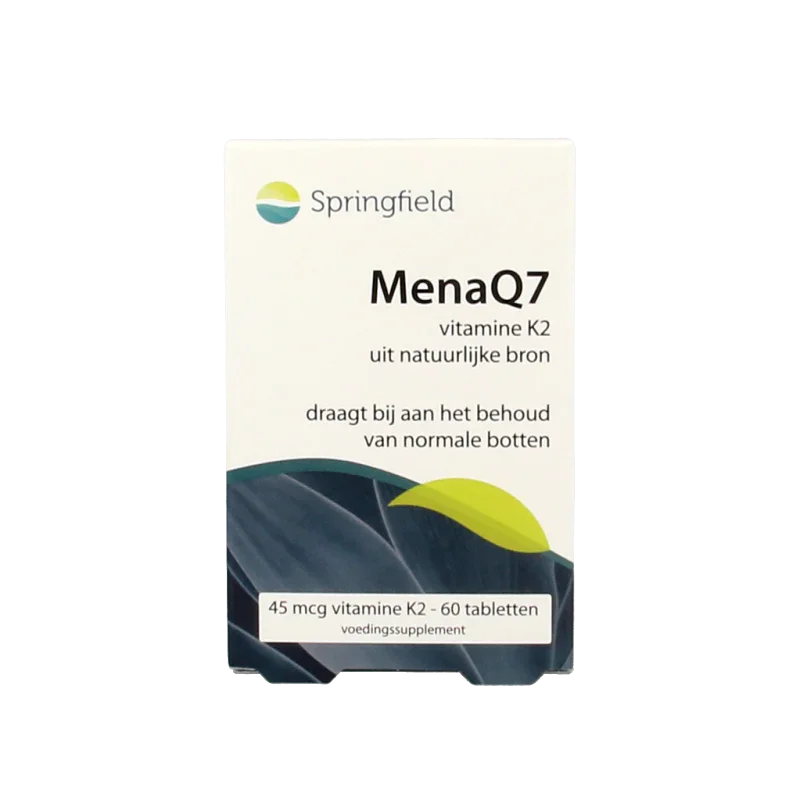Springfield MenaQ7 vitamine K2 45 mcg 60 Tabletten