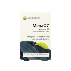 Springfield MenaQ7 vitamine K2 45 mcg 60 Tabletten