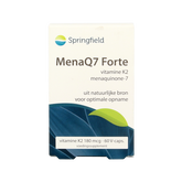 Springfield MenaQ7 Forte vitamine K2 180 mcg 60 Vegetarische capsules
