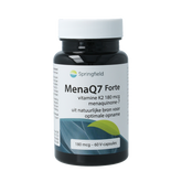 Springfield MenaQ7 Forte vitamine K2 180 mcg 60 Vegetarische capsules