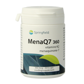 Springfield MenaQ7-360 vitamine K2 360 mcg 30 Vegetarische capsules