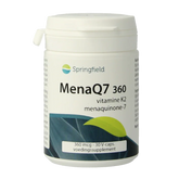Springfield MenaQ7-360 vitamine K2 360 mcg 30 Vegetarische capsules