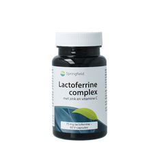 Springfield Lactoferrine 75mg 60.00 Vegetarische capsules