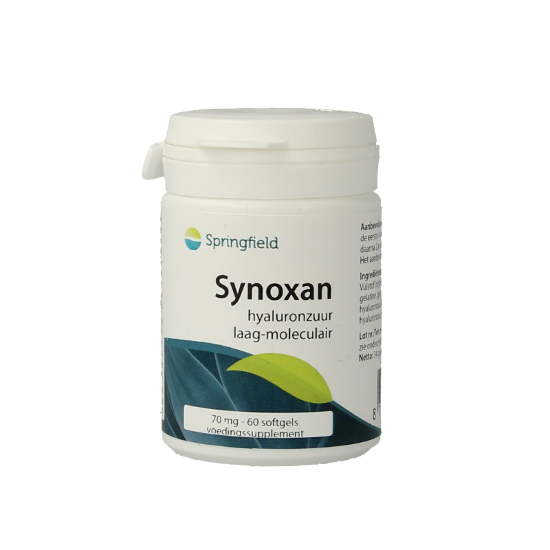 Springfield Synoxan hyaluronzuur low-molec 70 mg 60 Softgels