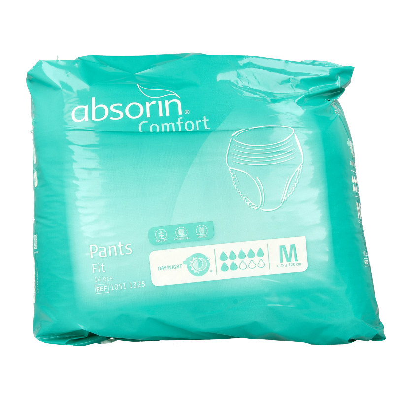 Absorin Comfort pants fit maat M tot 120cm 14.00 Stuks