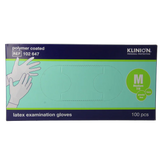Klinion Onderzoekshandschoen prot latex maat M poedervrij 100 Stuks