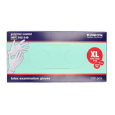 Klinion Onderzoekshandschoen prot latex maat XL poedervrij 100 Stuks