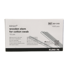 Medispo Wattendrager hout naakt 15cm 1000 Stuks