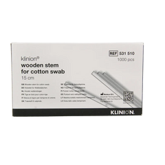 Medispo Wattendrager hout naakt 15cm 1000 Stuks