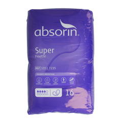 Absorin Comfort finette super 16 Stuks