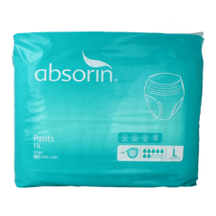 Absorin Comfort pants fit L 14 Stuks