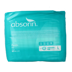 Absorin Comfort pants fit L 14 Stuks