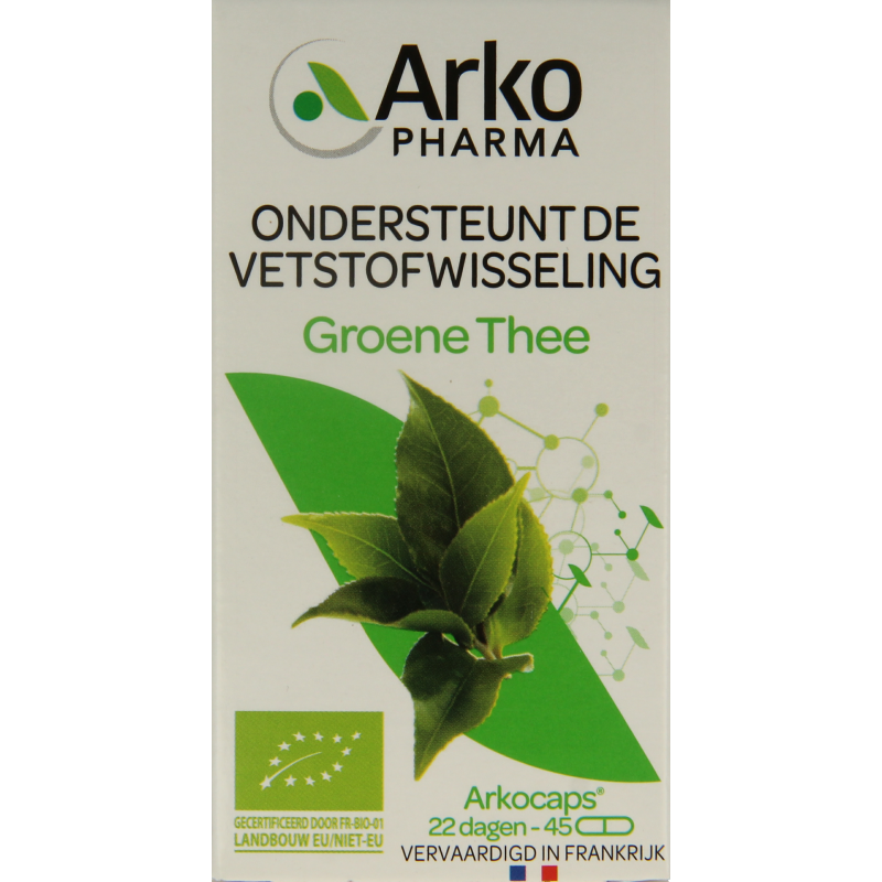 Arkocaps Groene thee bio 45 Capsules
