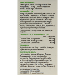 Arkocaps Groene thee bio 45.00 Capsules