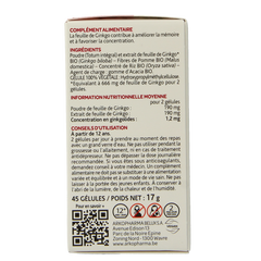 Arkocaps Ginkgo bio 45 Capsules