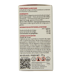 Arkocaps Ginkgo bio 45.00 Capsules