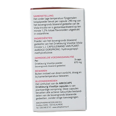 Arkocaps Driekleurig viooltje 45 Capsules