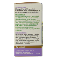 Arkocaps Artisjok bio 45 Capsules