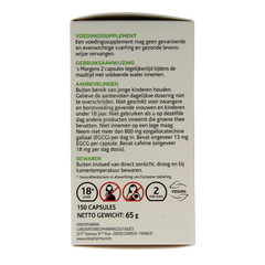 Arkocaps Groene thee bio 150.00 Vegetarische capsules