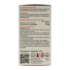 Arkocaps Ginseng bio 150 Capsules