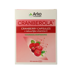 Cranberola Cranberry capsules 180 Vegetarische capsules