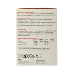 Cranberola Cranberry capsules 180 Vegetarische capsules