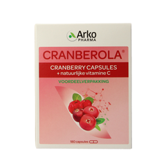 Cranberola Cranberry capsules 180.00 Vegetarische capsules