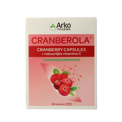 Cranberola Cranberry capsules 180 Vegetarische capsules