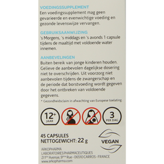 Arkocaps Boswellia 45.00 Capsules