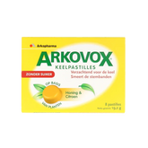 Arkovox Honing citroen keelpastilles 8 Pastilles