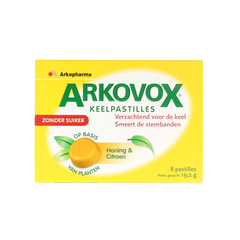 Arkovox Honing citroen keelpastilles 8.00 Pastilles