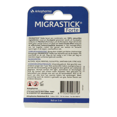 Migrastick Forte hoofdroller 3 Milliliter