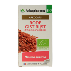 Arkocaps Rode gist rijst bio 150 Capsules