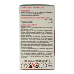Arkocaps Rode gist rijst bio 150.00 Capsules