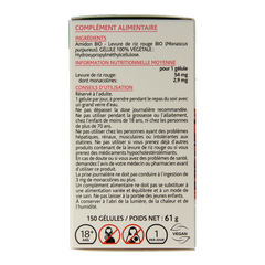 Arkocaps Rode gist rijst bio 150 Capsules