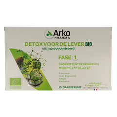 Arkofluids Detox lever bio 10 Ampullen