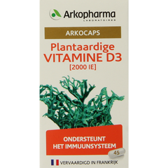 Arkocaps Vitamine D3 2000IE vegan 45.00 Capsules
