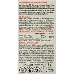 Arkocaps Vitamine D3 2000IE vegan 45 Capsules