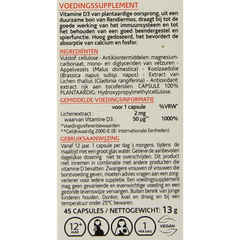 Arkocaps Vitamine D3 2000IE vegan 45.00 Capsules
