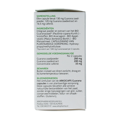Arkocaps Guarana bio 40 Capsules