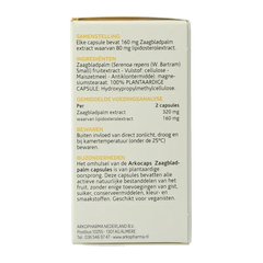 Arkocaps Zaagbladpalm 45 Capsules