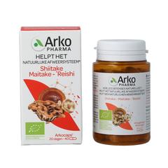 Arkocaps Reishi shiitake maitake bio 40.00 Capsules