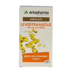 Arkocaps Levertraanolie 220.00 Capsules