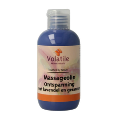 Volatile Massageolie ontspanning lavendel geranium 100.00 Milliliter