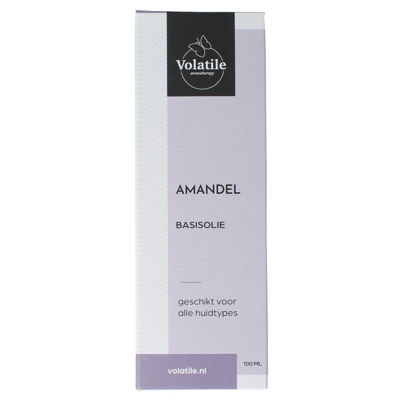 Volatile Amandel basisolie glazen fles 100 Milliliter