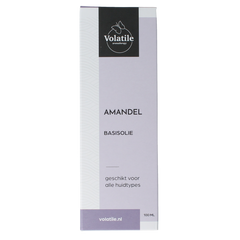 Volatile Amandel basisolie glazen fles 100.00 Milliliter